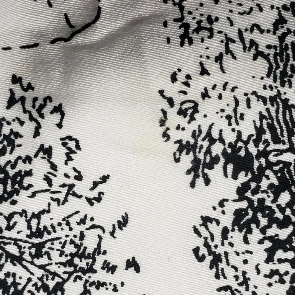 City Silk Stretch Pencil Mini Skirt Size 12 Colorful Butterfly Tree Print Cotton - Picture 11 of 11